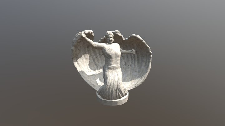 Poseidon Statue 3D Model