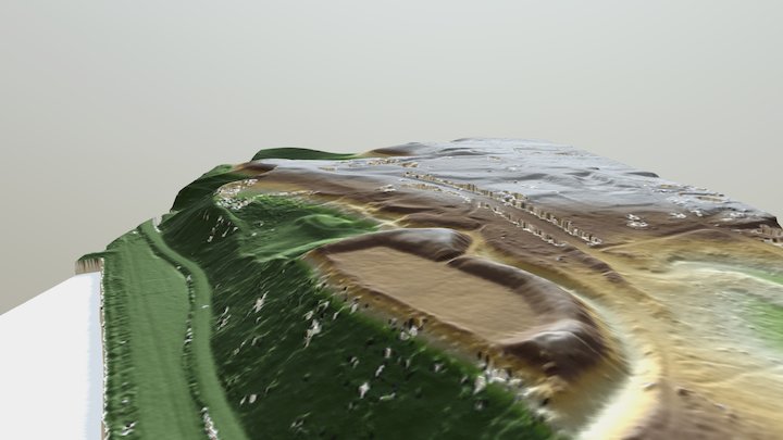 Ringwalburg Duno - Renkum (NL) 3D Model