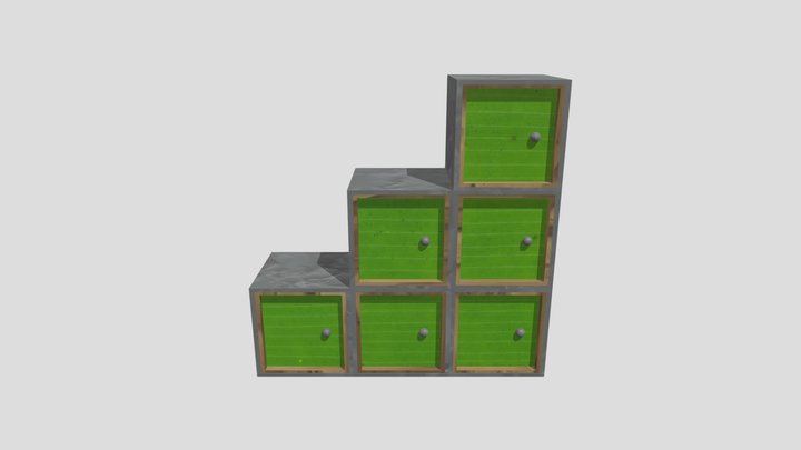 Shelving Unit 3D Model