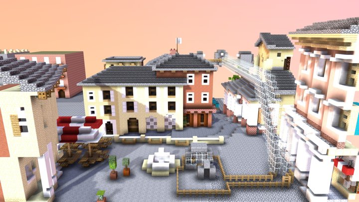 Vincitore 2^ Sfida Raffaello in Minecraft - MED 3D Model