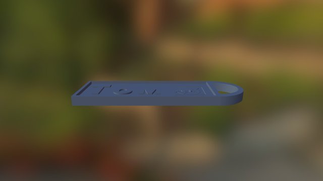 Nasa Keychain 3D Model