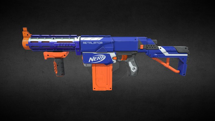 NERF Retaliator 3D Model