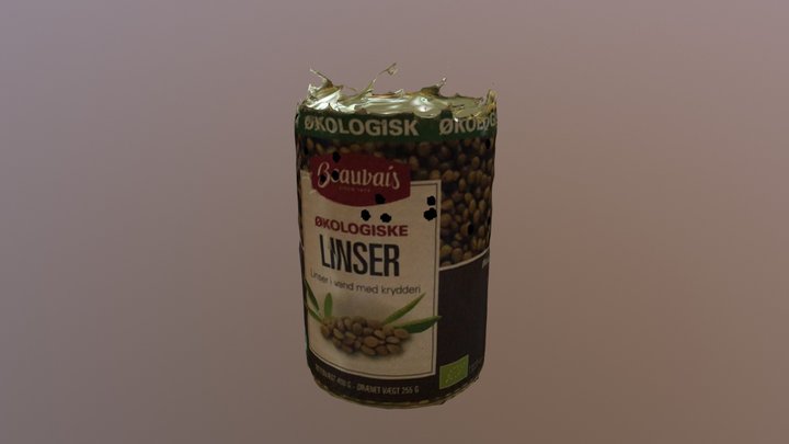 Can of beans 3D Model