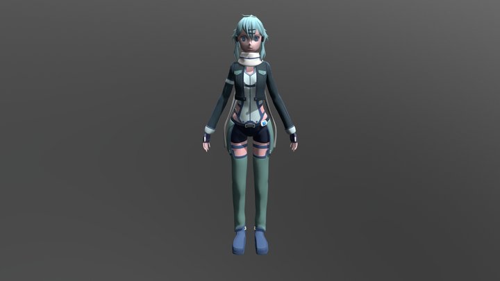 Sinon [Daniel Kreuter tutorial - my attempt] 3D Model