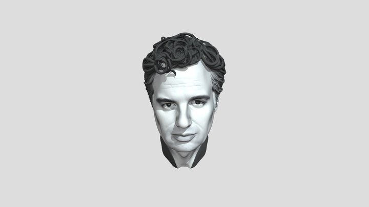 Determined Gaze (Mark Ruffalo inspired) 3D Model