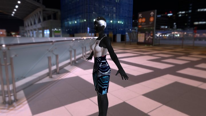 Mujer - Rigged 3D Model