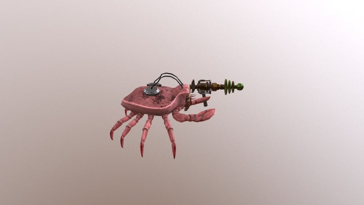 Crab Creature 3D Model