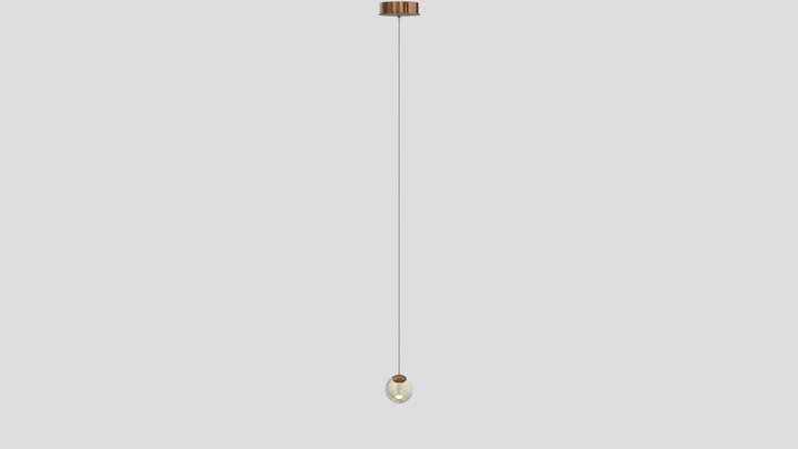 Lucide CINTRA - Pendant light - Ø 14 cm - LED - 3D Model