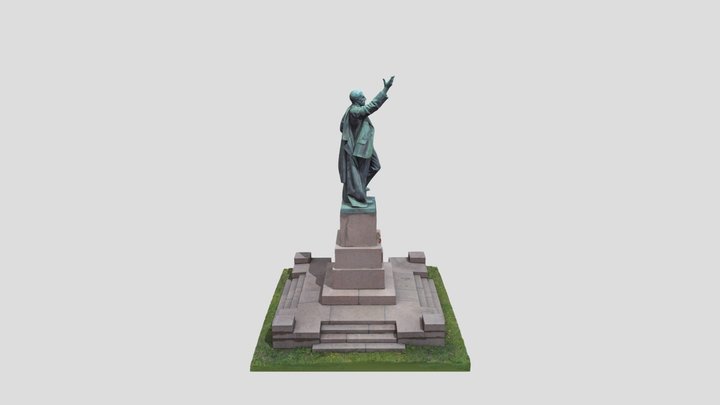 Volodarsky statue 3D Model