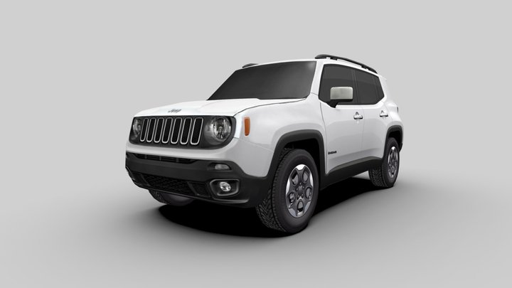 Jeep Renegade 2016 3D Model