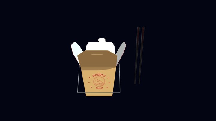 Noodlebox 3D Model