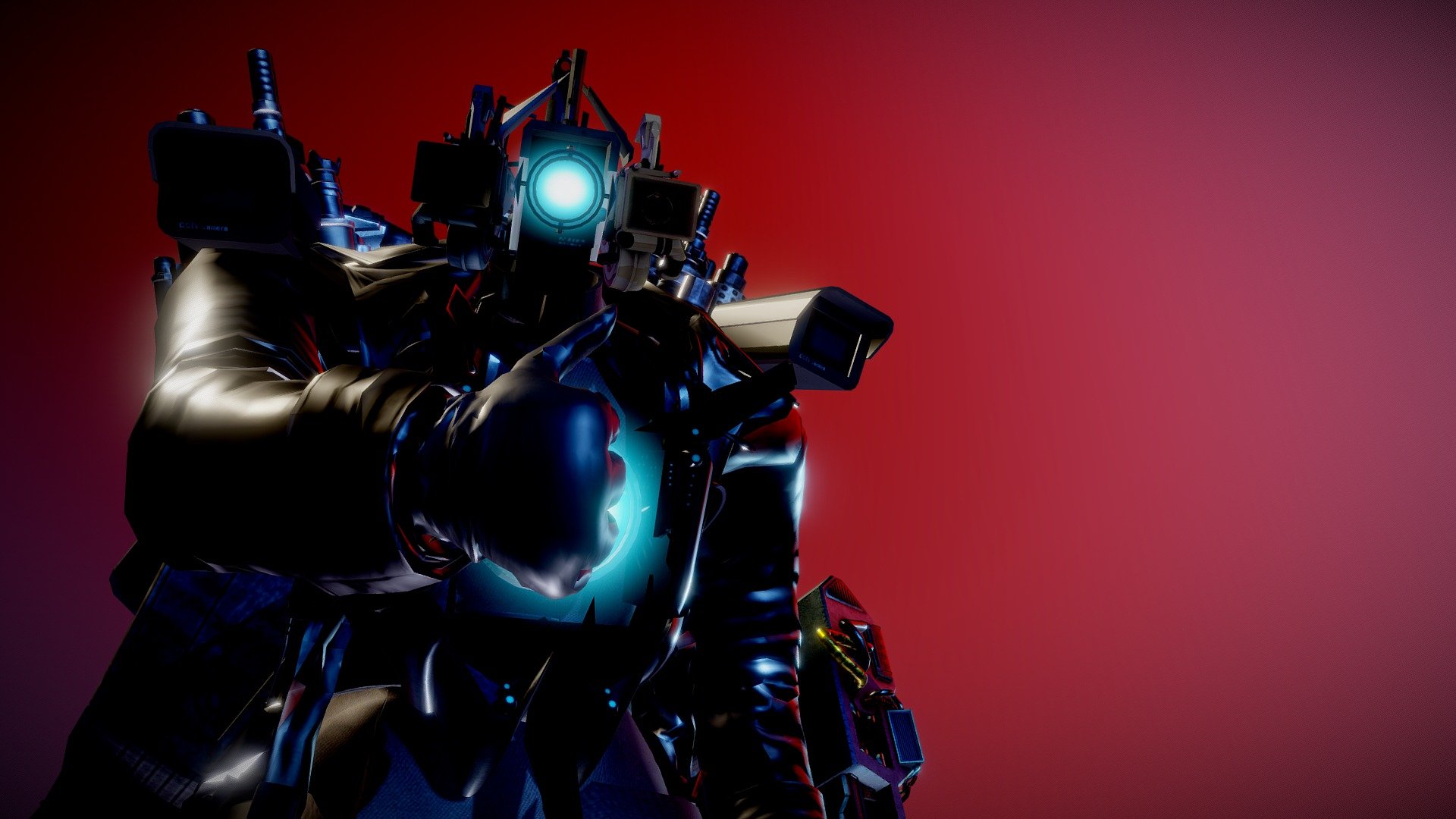 upgraded titán cameraman remake (beta) Download Free 3D model by