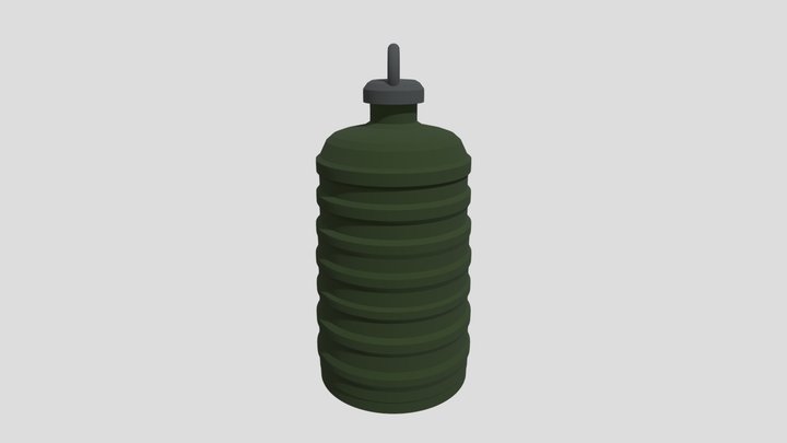 military bottle 3D Model