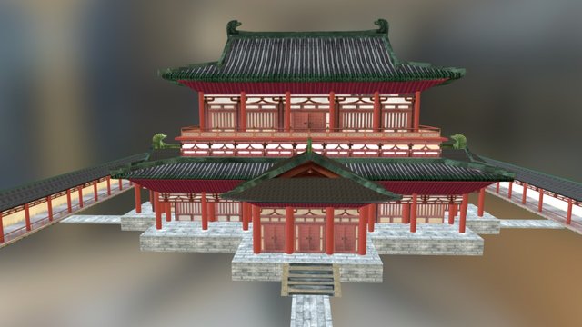 大明宫-延英殿 3D Model