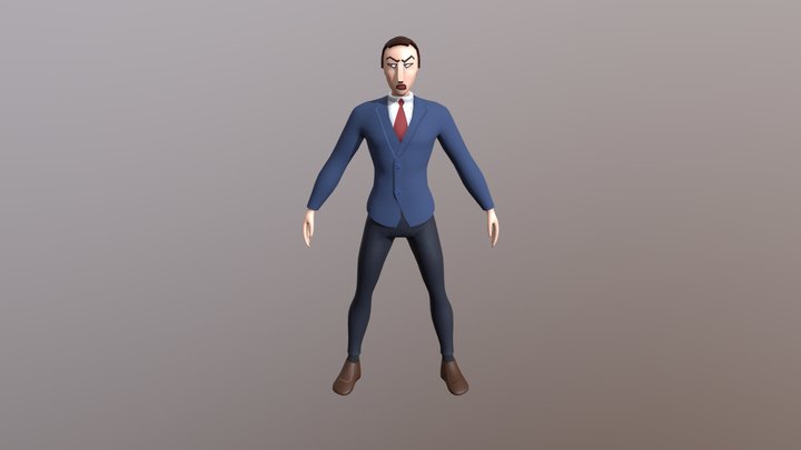 CT-4012 Character A Pose 3D Model