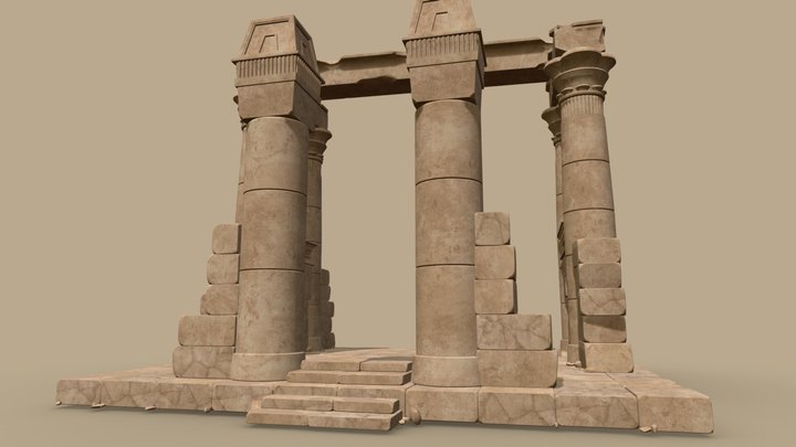 Egyptian Ruins – Modello 3D gratuito STL