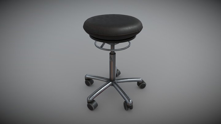 Round-stool 3D models - Sketchfab
