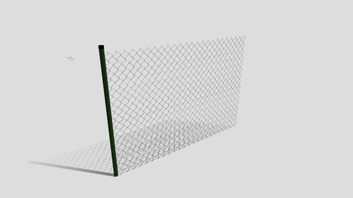 chain-link fence 3D Model