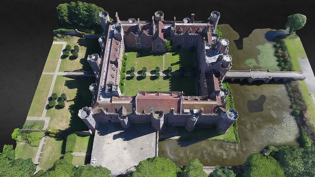 Château de Herstmonceux, Angleterre