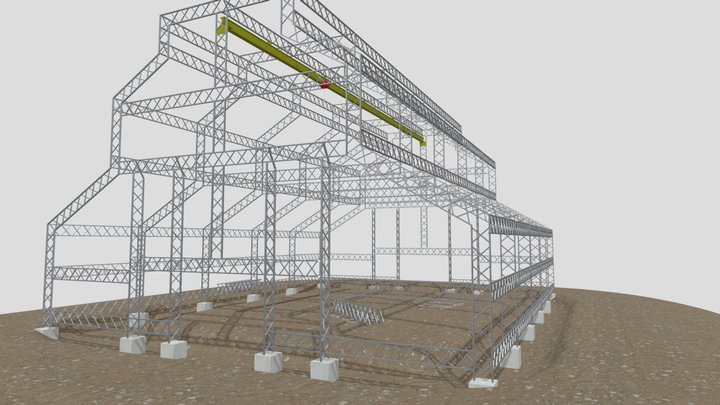 Warehouse 1 3D Model
