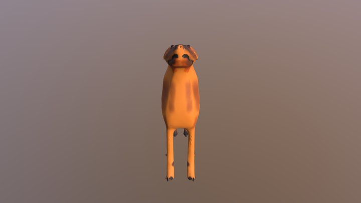 Dog 3D Model