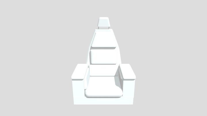 Space Ship Chair 3D Model