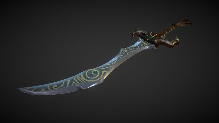 Fantasy sword RNCP 2019 3D Model