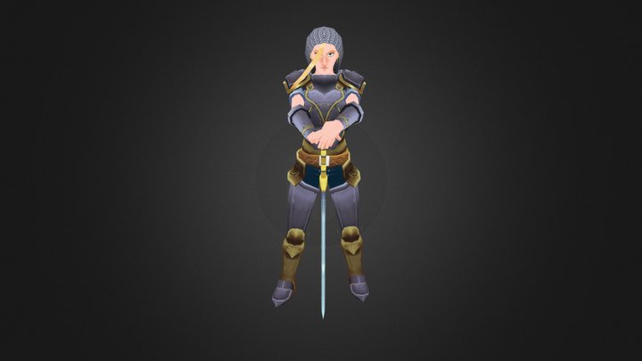 Armored Princess 3D Model