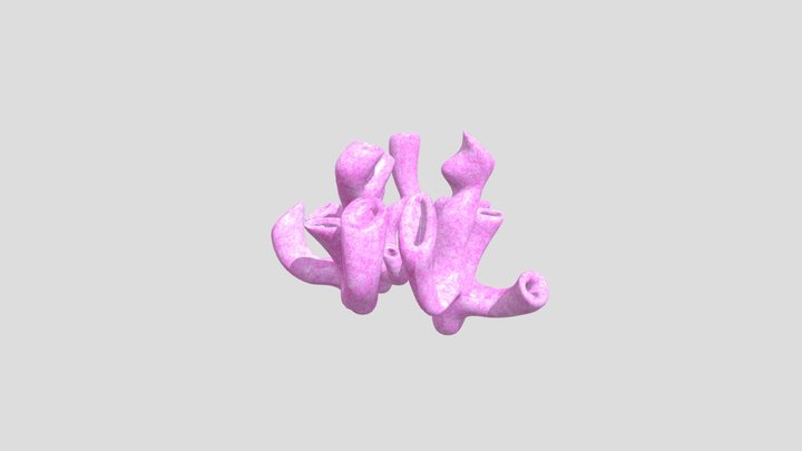 Foliage Prop Coral 3D Model