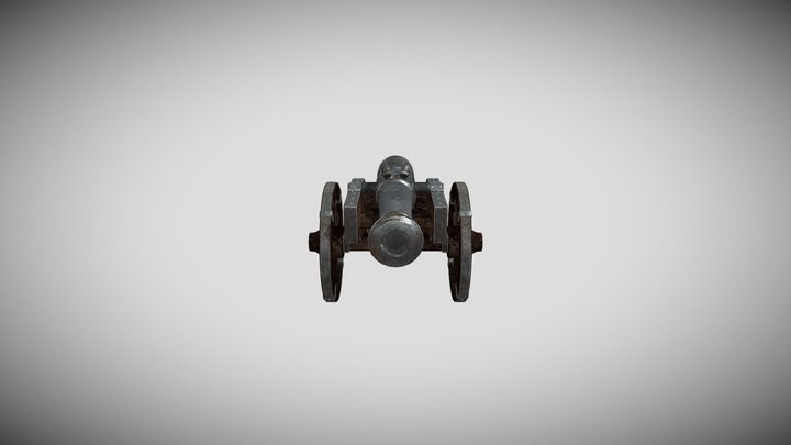 War Cannon 3D Model