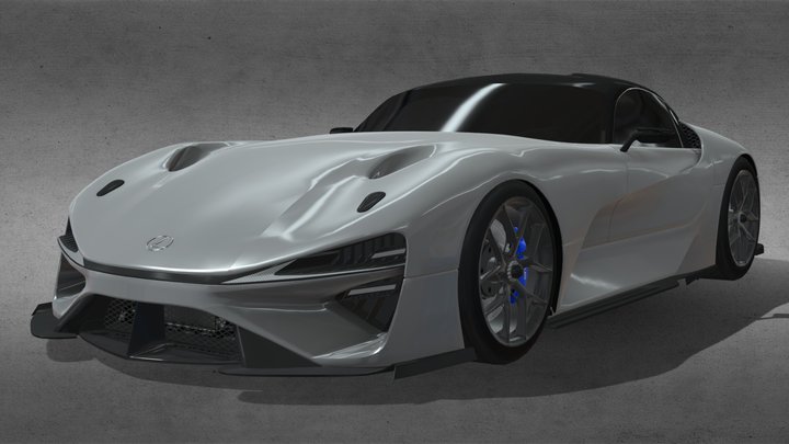 2022 Lexus Electrified Sport Concept 3D Model
