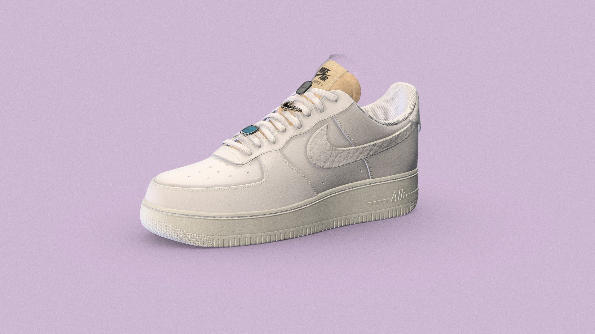 Nike Air Force 1 Low – Bling Bling - Buy Royalty Free 3D model by ...