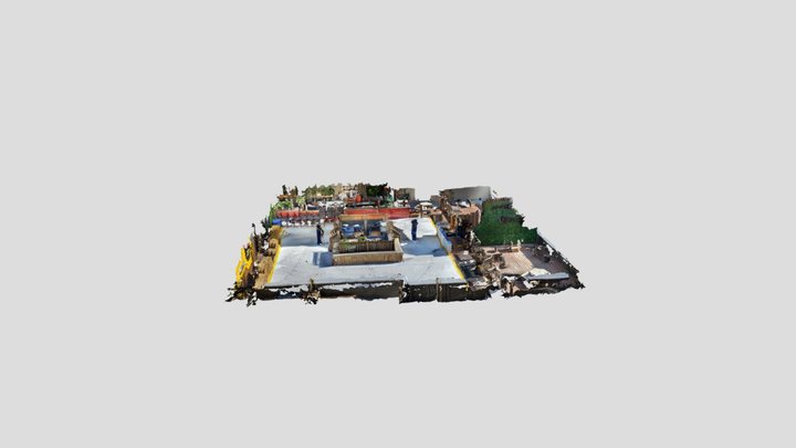 Sky skate (rooftop patio) 3D Model