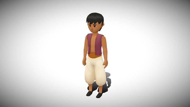Stylized NPC - Desert People Arajun 3D Model