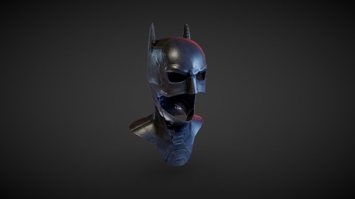 The Batman Mask 3D Model