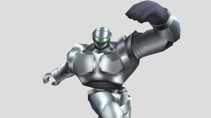 Leader Bot The Hulk Video Game | With Animations 3D Model