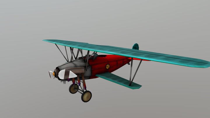 Saelens_Alexander_GameArtPlane 3D Model