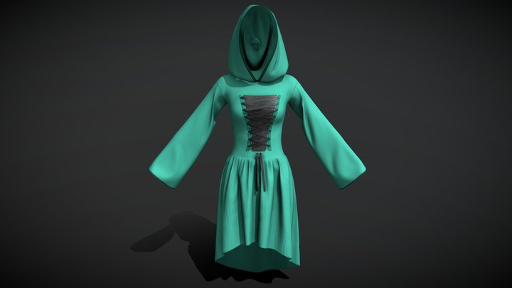 Medieval Clothing Set #3 Realistic 3D Model 3D Model