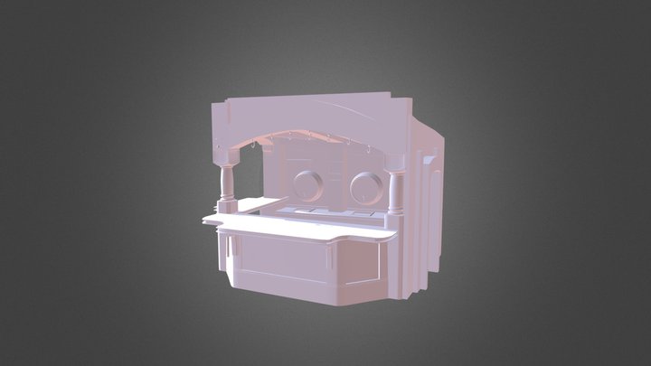 Green Dragon Bar Turntable FBX 3D Model