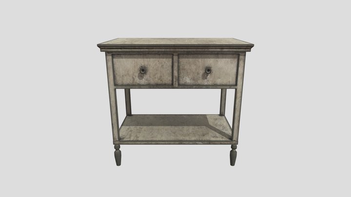 Old White Table