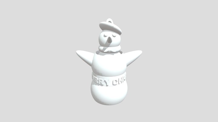 DANCING SNOWMAN ORNAMENTS 3D Model