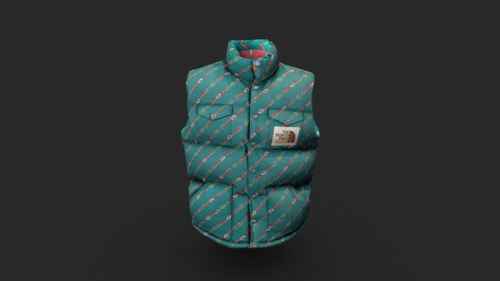 Doudoune_Gucci_Low 3D Model