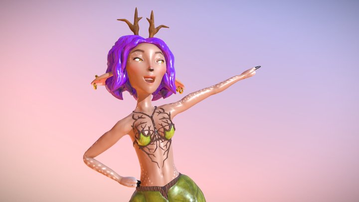 Cervitaur Pose 2 3D Model