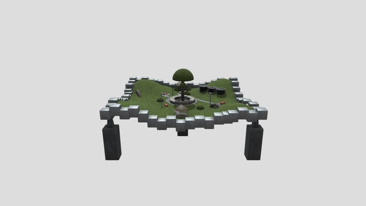 A Raised Park 3D Model