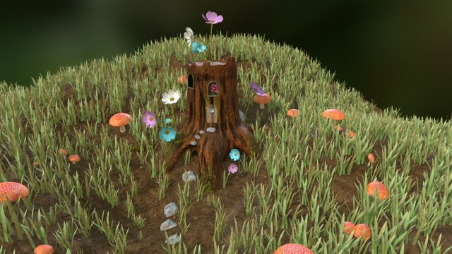 Fairy House 3D Model