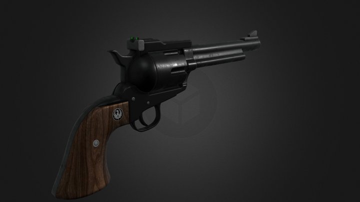 Ruger Blackhawk 3D Model