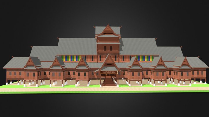 ISTANA KESULTANAN MELAKA 3D Model