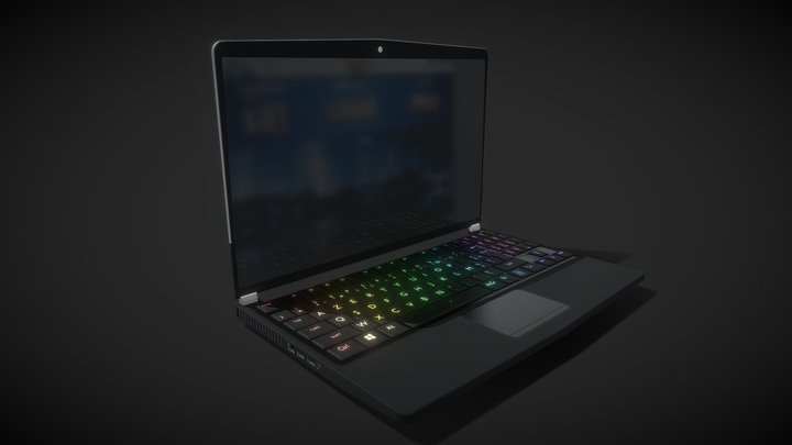Laptop AlienPredator 3D Model