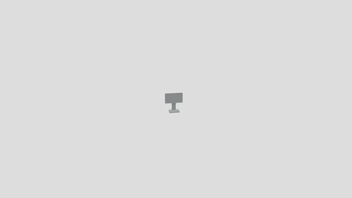 TV Monitor 3D Model