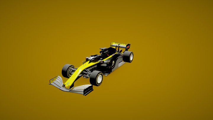 Formula 1 Car 3D Model